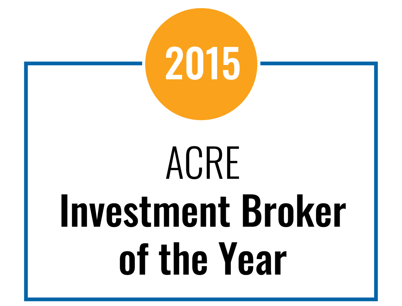 2015 Acre Investment Broker of the Year