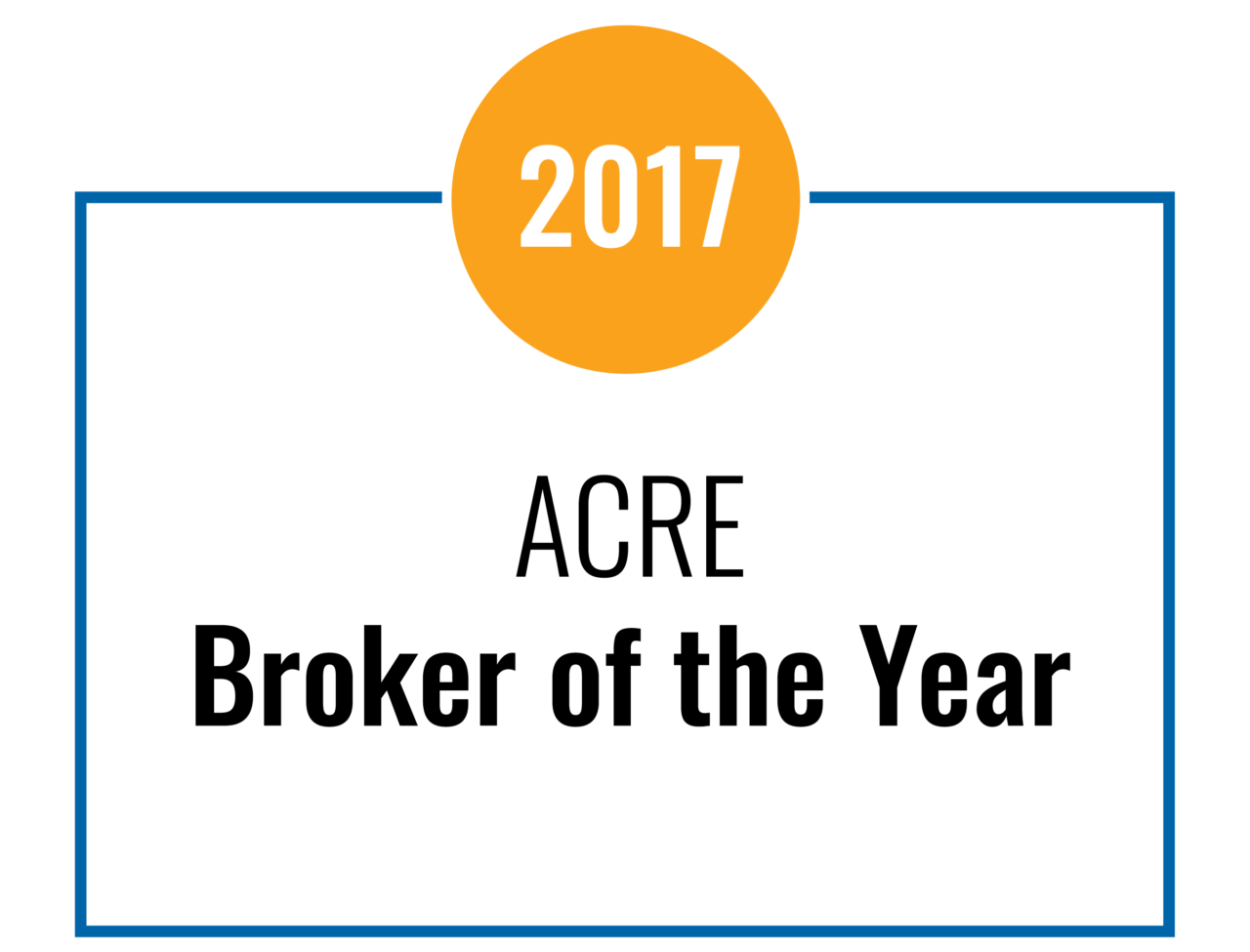 2017 Acre Broker of the Year