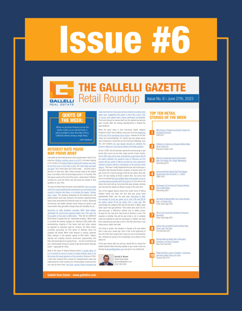 Gallelli Gazette Issue #6